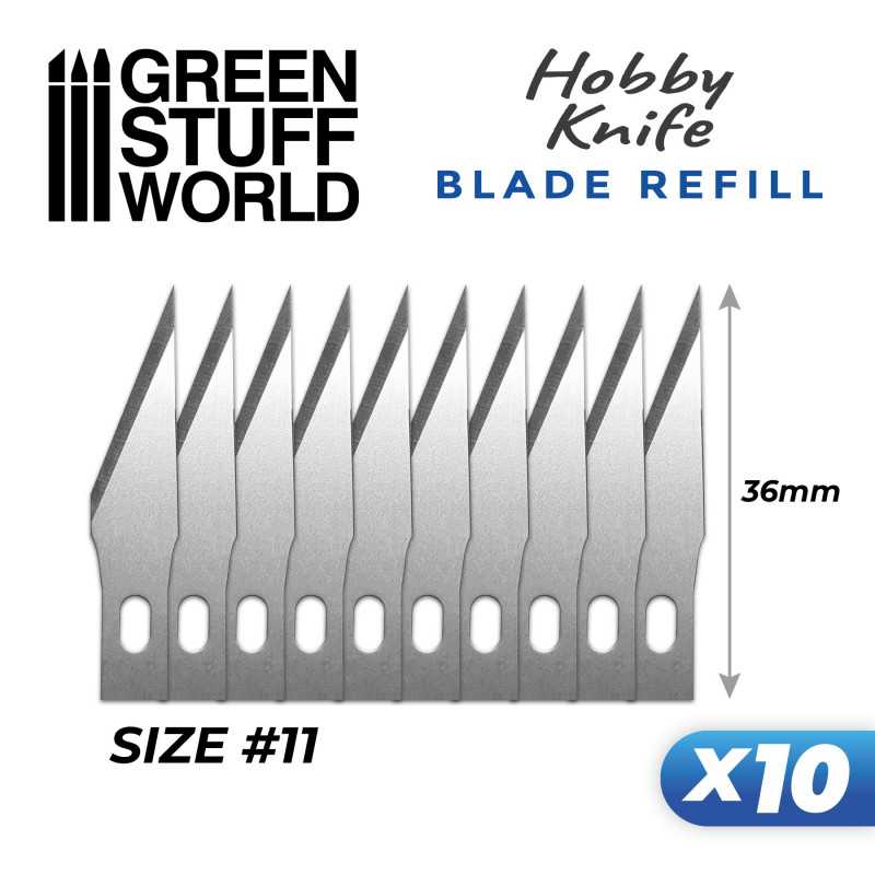 SET 10X HOJAS RECAMBIO CUTTER MODELISMO2
