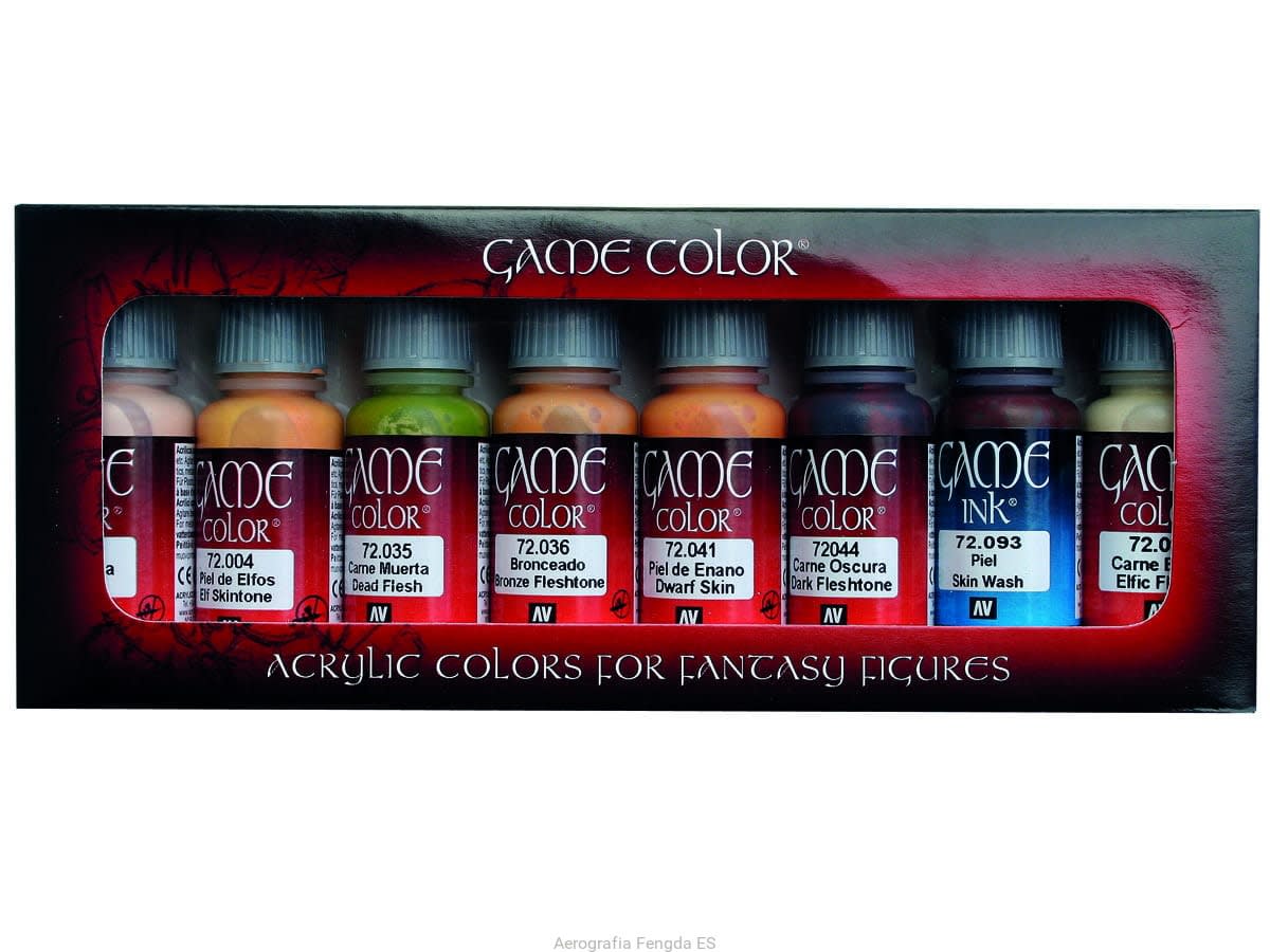 Game Color Set Skin Tones (8), 17 ml.1