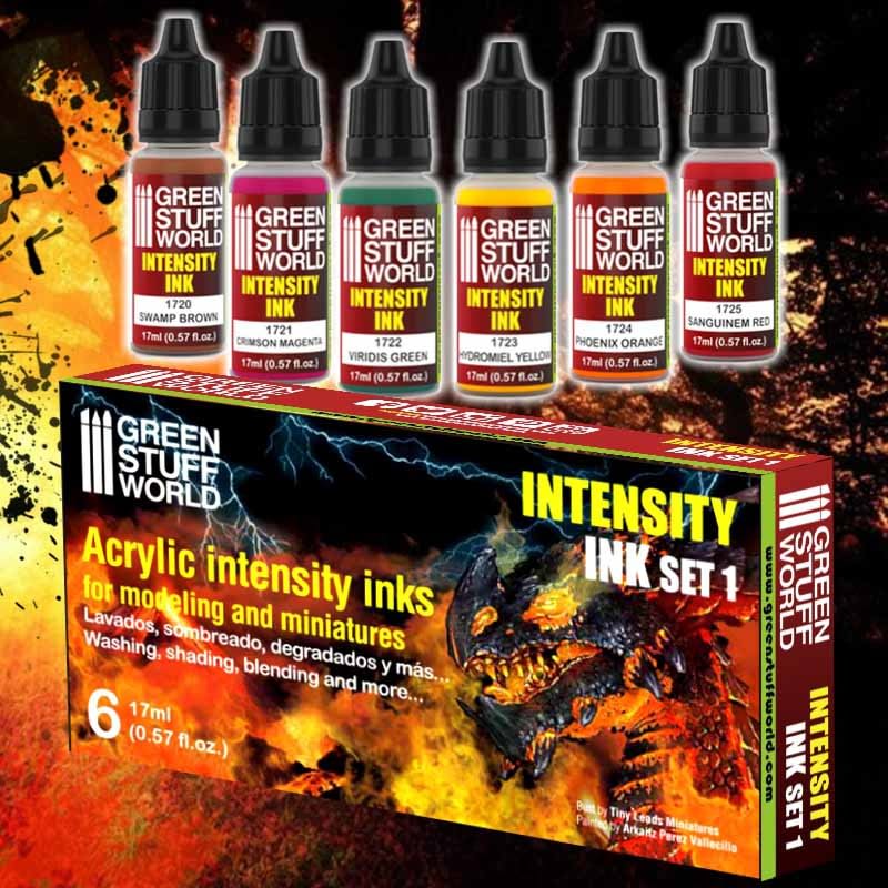 SET PINTURA - PAINT SET - INTENSITY INK ACRYLIC PAINTS - SET 11