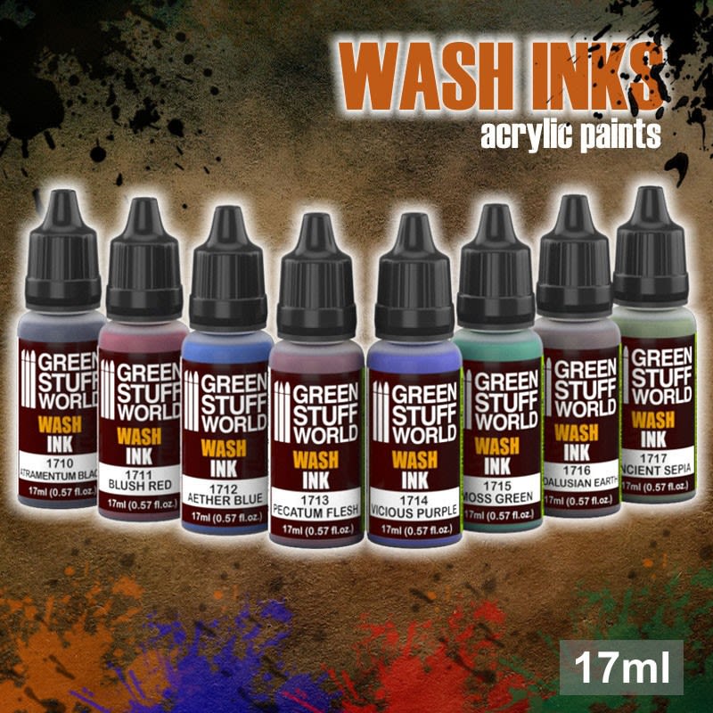 SET PINTURA - PAINT SET - WASH INKS2