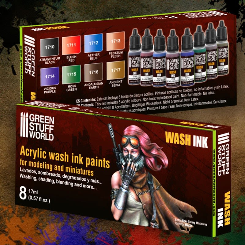 SET PINTURA - PAINT SET - WASH INKS3