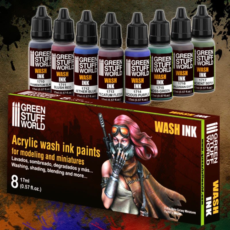 SET PINTURA - PAINT SET - WASH INKS1