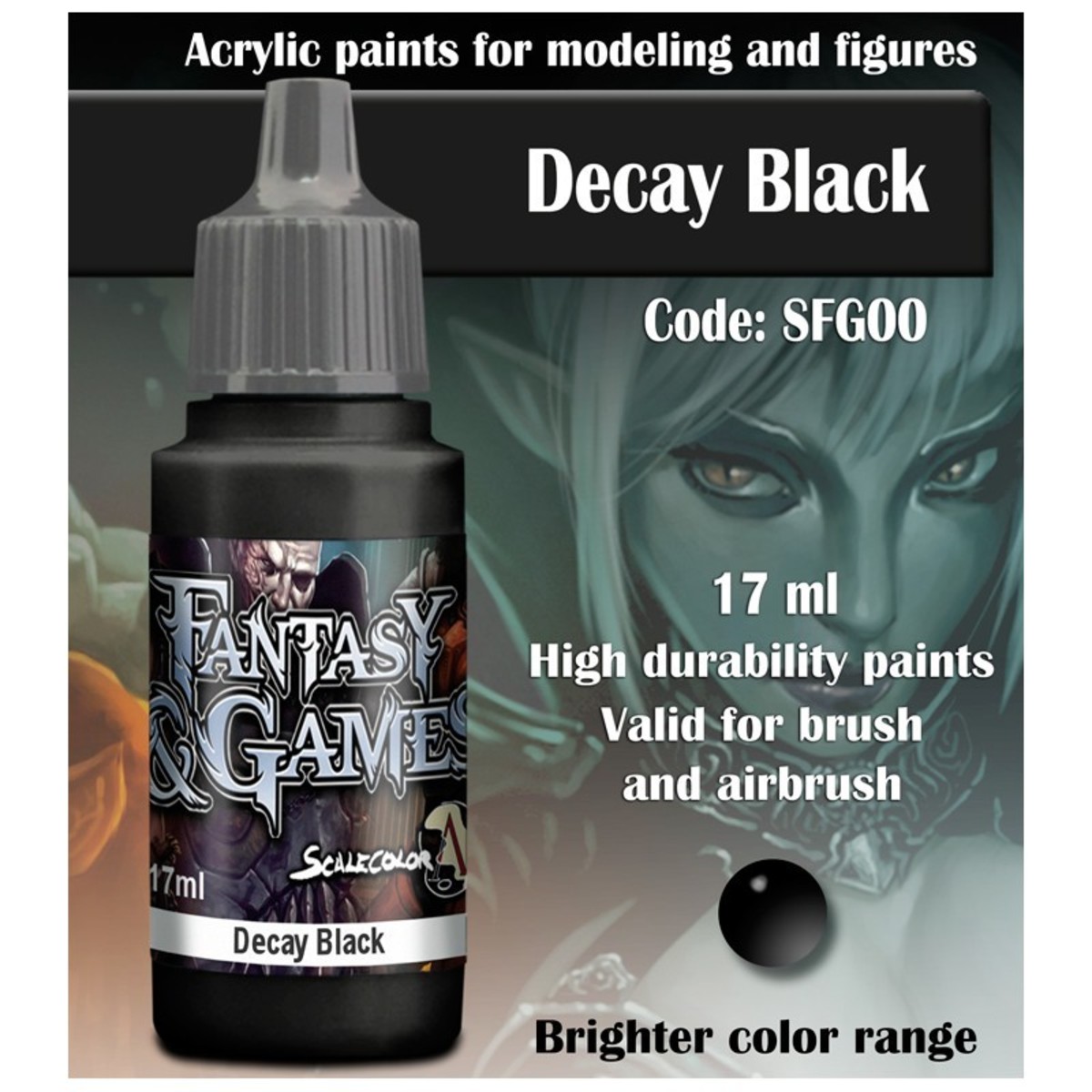 FANTASY & GAMES: DECAY BLACK (17ML)1