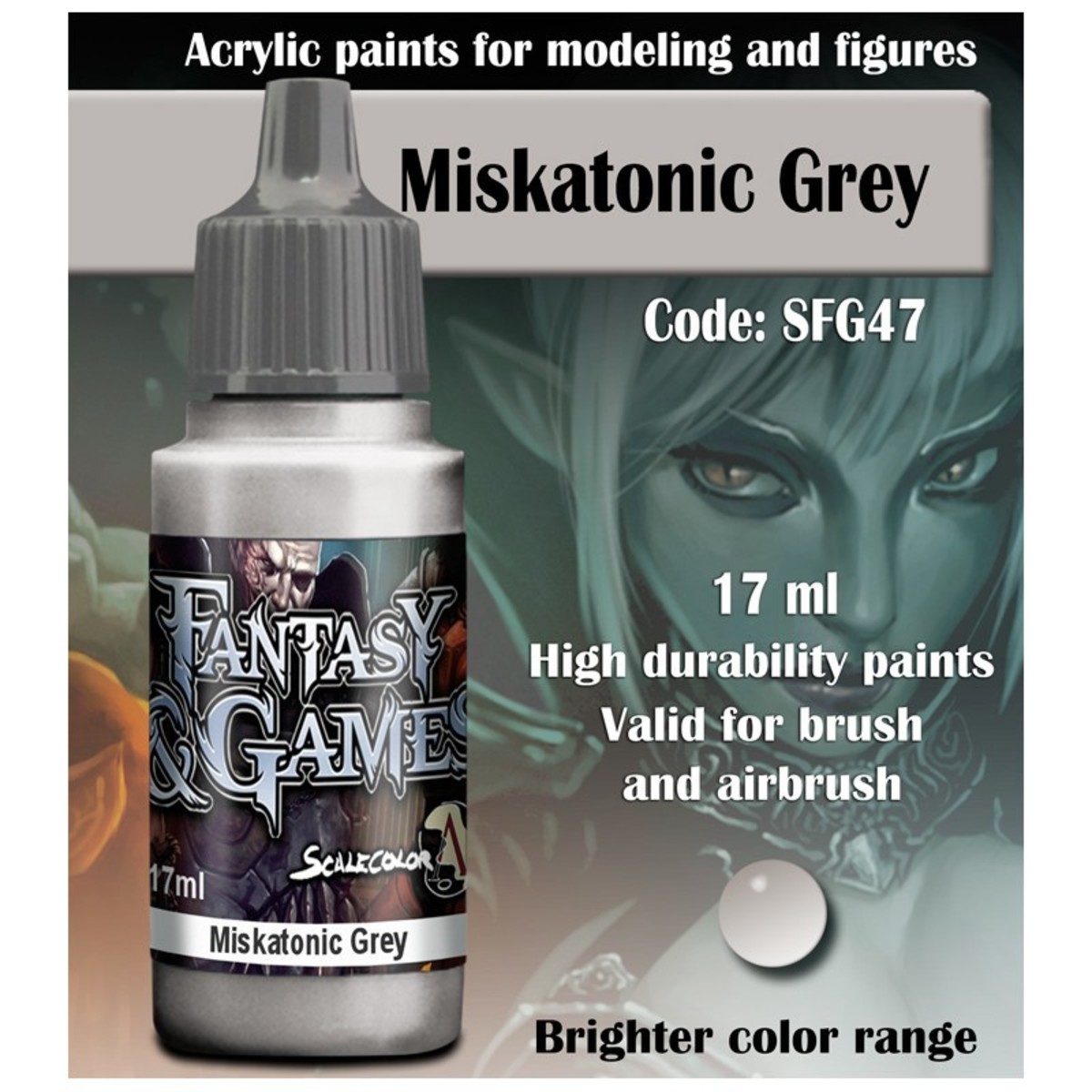 FANTASY & GAMES: MISKATONIC GREY (17ML)1