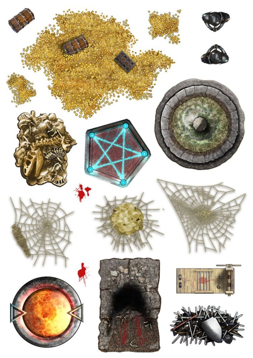 ADD ON RPG MAPS DUNGEON DECORATIONS2