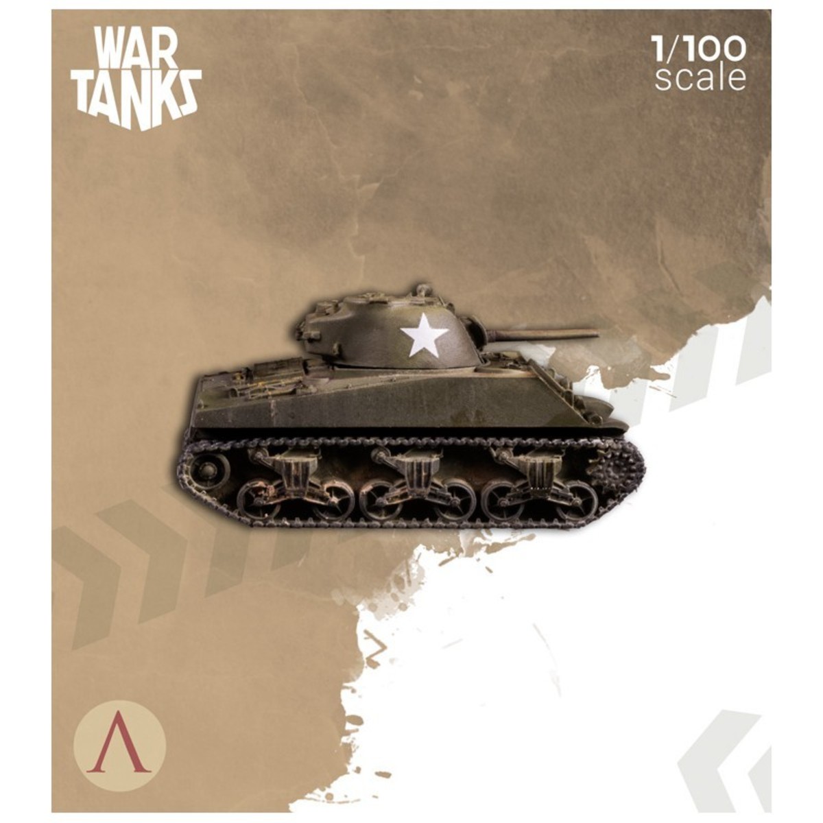 WAR TANKS 1:100: SHERMAN M4A33