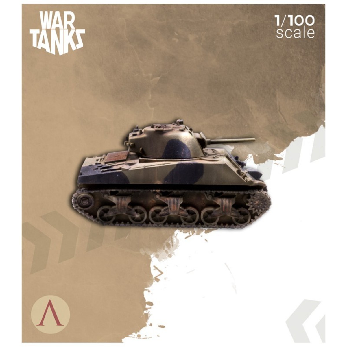 WAR TANKS 1:100: SHERMAN M4A34