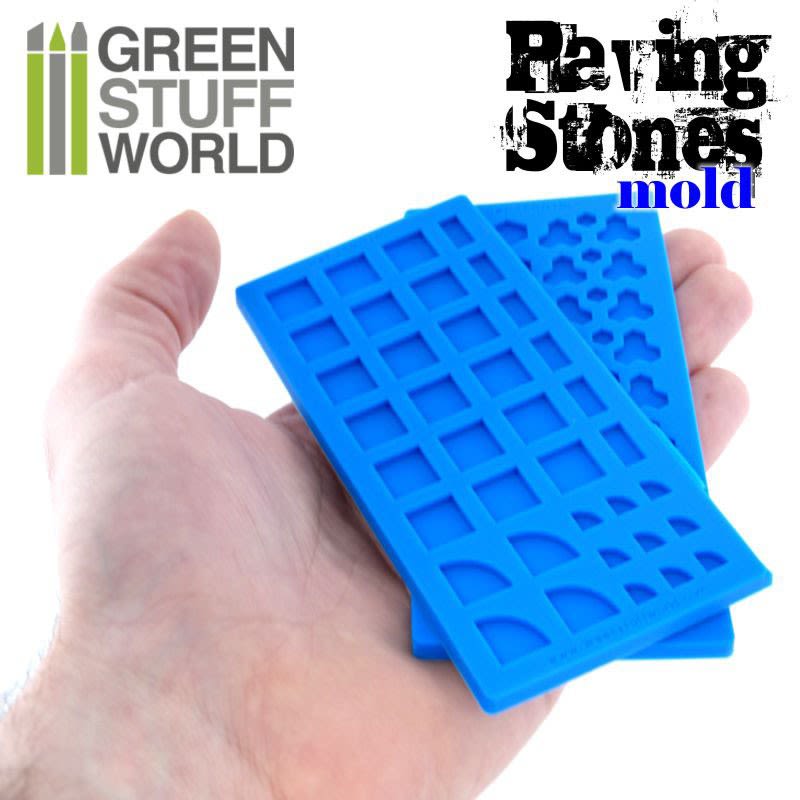 MOLDE SILICONA BALDOSAS - PAVING STONE SILICONE STAMP2