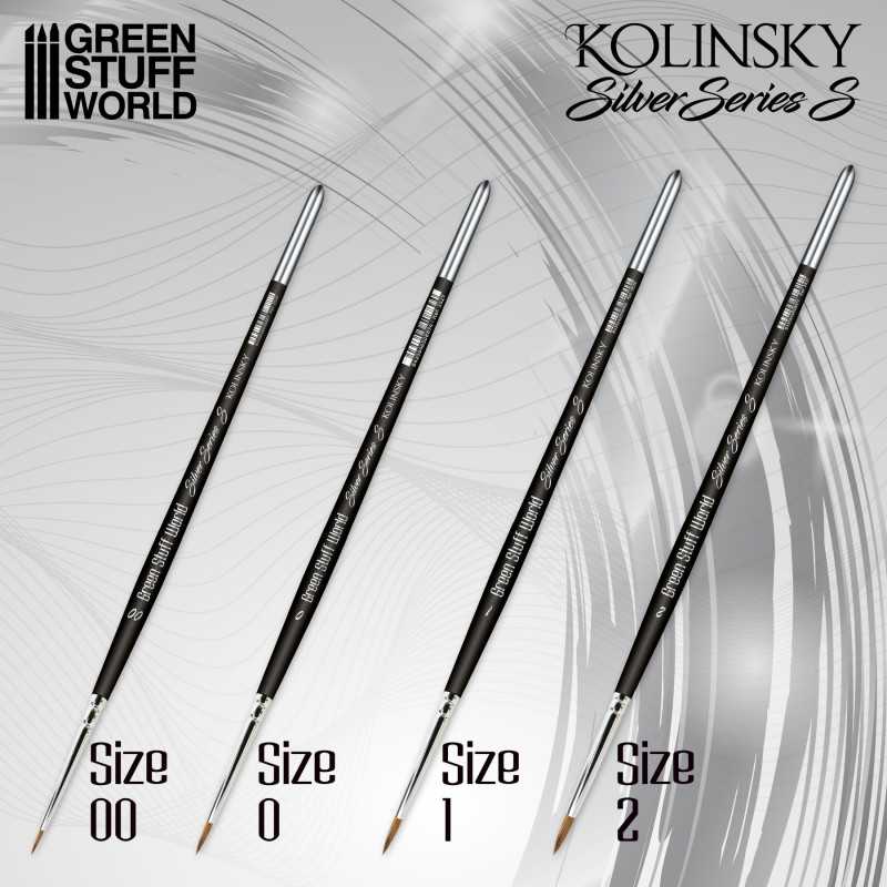 SET PINCELES KOLINSKY SILVER SERIES (S)1