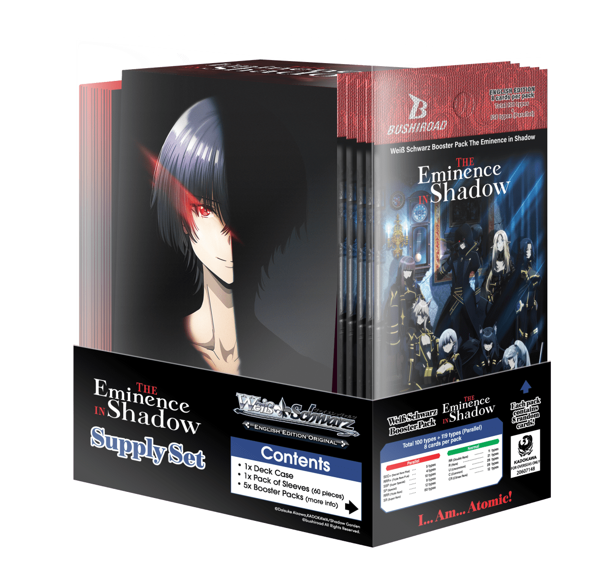 WEISS SCHWARZ: THE EMINENCE IN SHADOW SUPPLY SET1