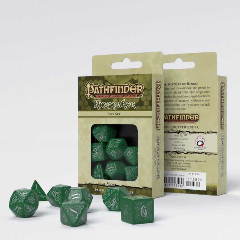 QWORKSHOP PATHFINDER KINGMAKER DICE SET (7)1