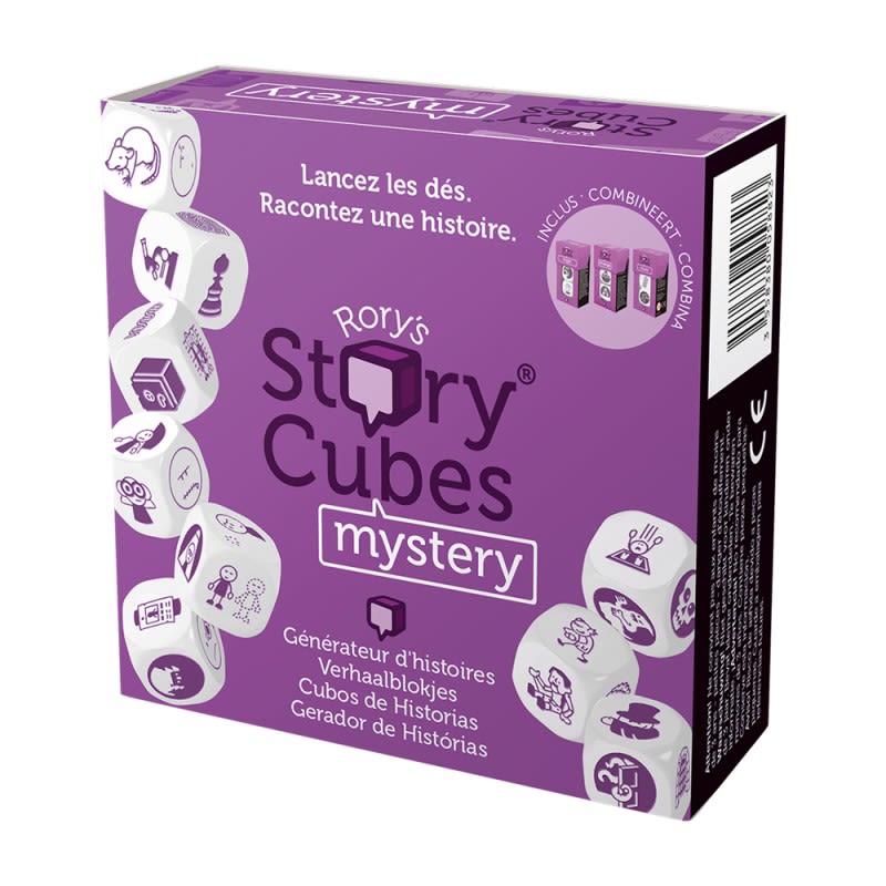 STORY CUBES MYSTERY (ESPAÑOL/INGLES/PORTUGUES/FRANCES/ALEMAN)1