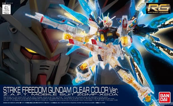 RG 1/144 STRIKE FREEDOM COLOR CLEAR VER.1
