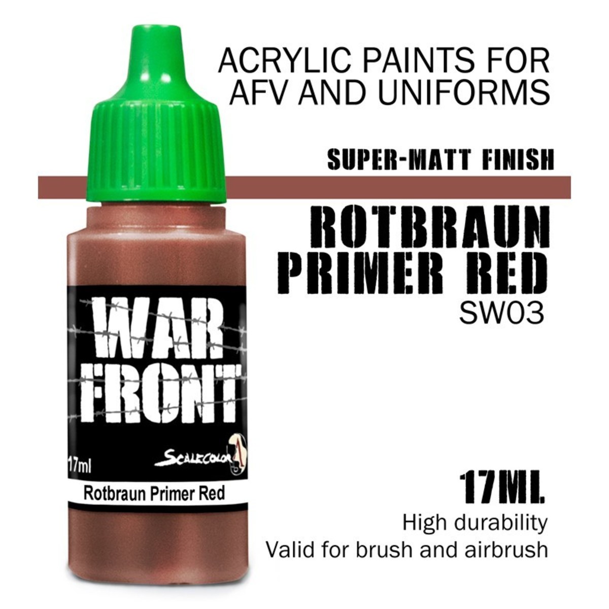 WARFRONT: ROTBRAUN PRIMER (17ML)1