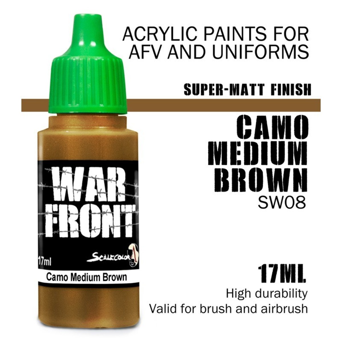 WARFRONT: SS CAMO MEDIUM BROWN (17ML)1