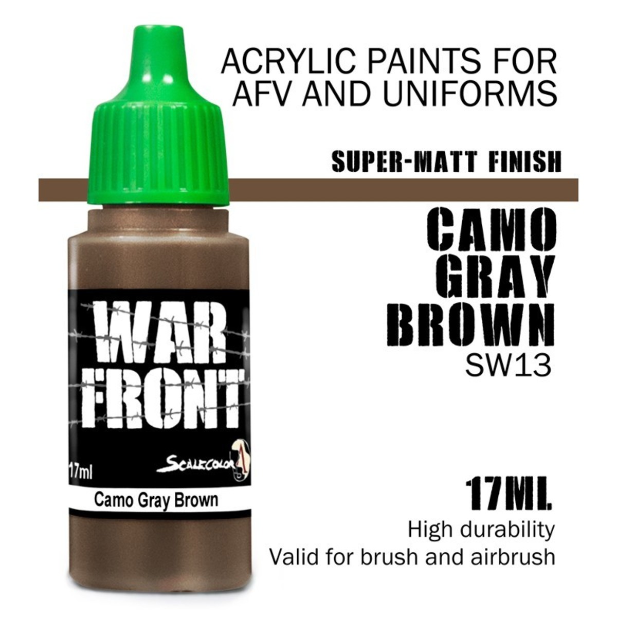 WARFRONT: SS CAMO GRAY BROWN (17ML)1