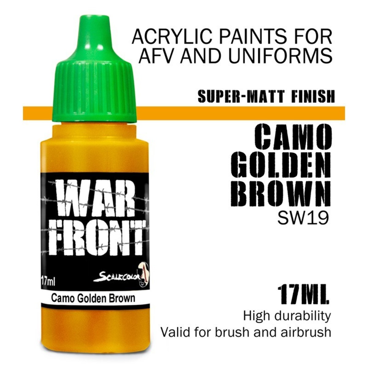 WARFRONT: SS CAMO GOLDEN BROWN (17ML)1
