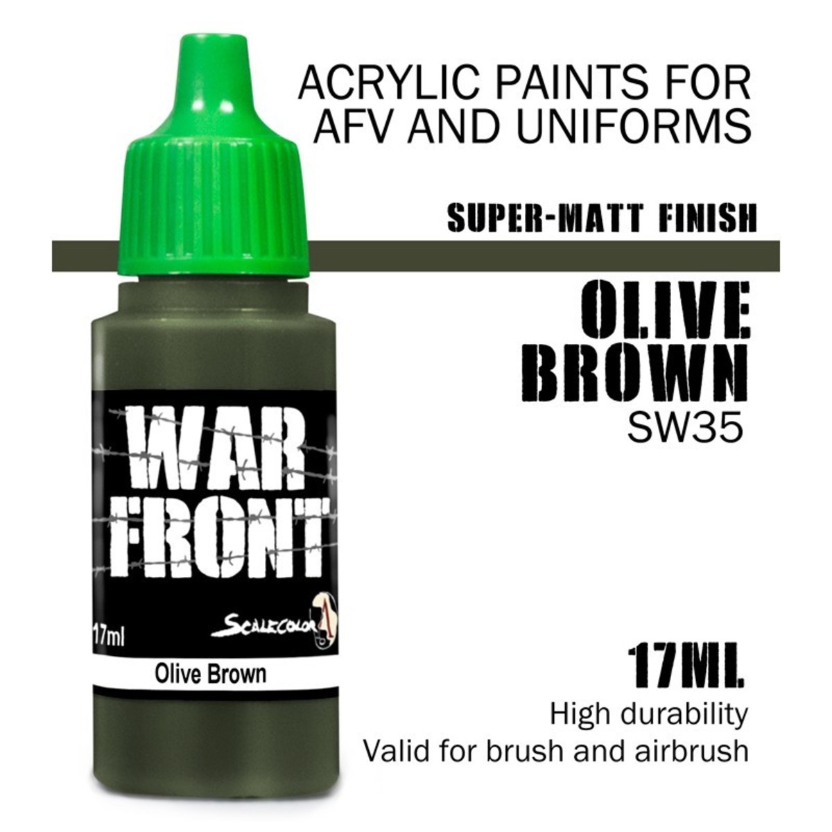 WARFRONT: OLIVE BROWN (17ML)1