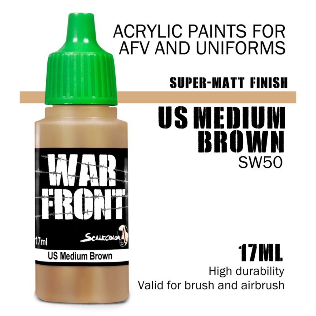 WARFRONT: US MEDIUM BROWN (17ML)1