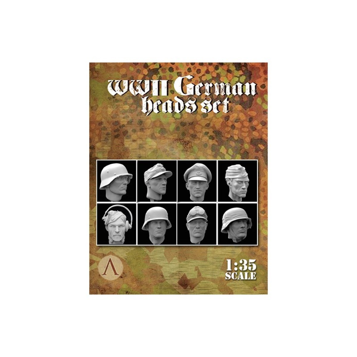 WARFRONT ACCESORIES 1:35: WWII GERMAN HEAD SET1