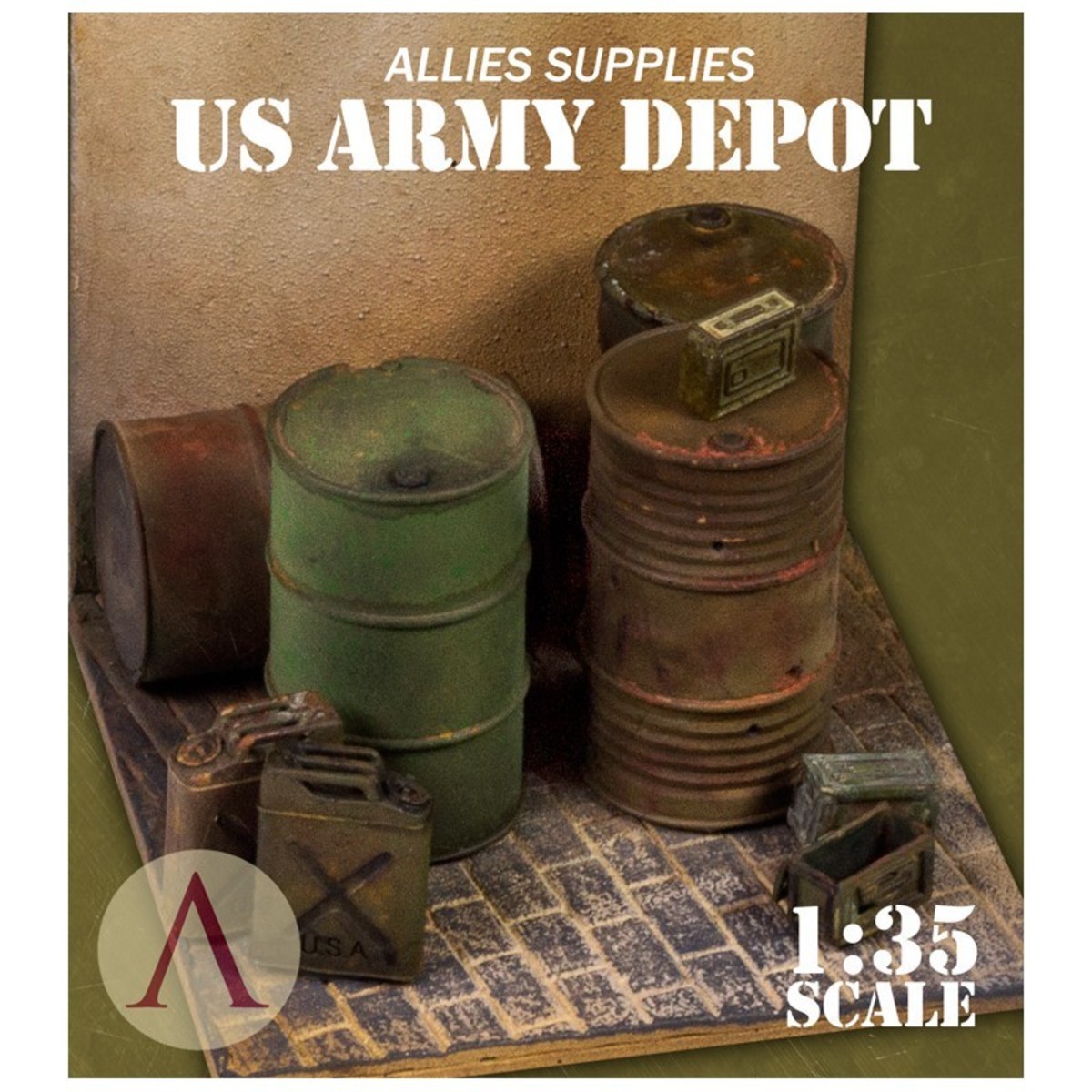 WARFRONT FIGURES 1:35: US SUPPLIES - US ARMY DEPOT1