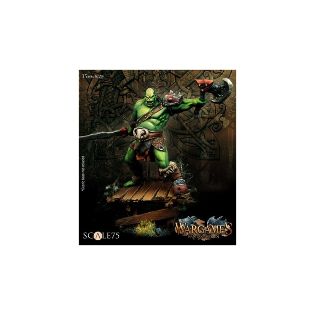 WARGAMES 35MM FANTASY SERIES: SHARGH ORC CHAMPION2