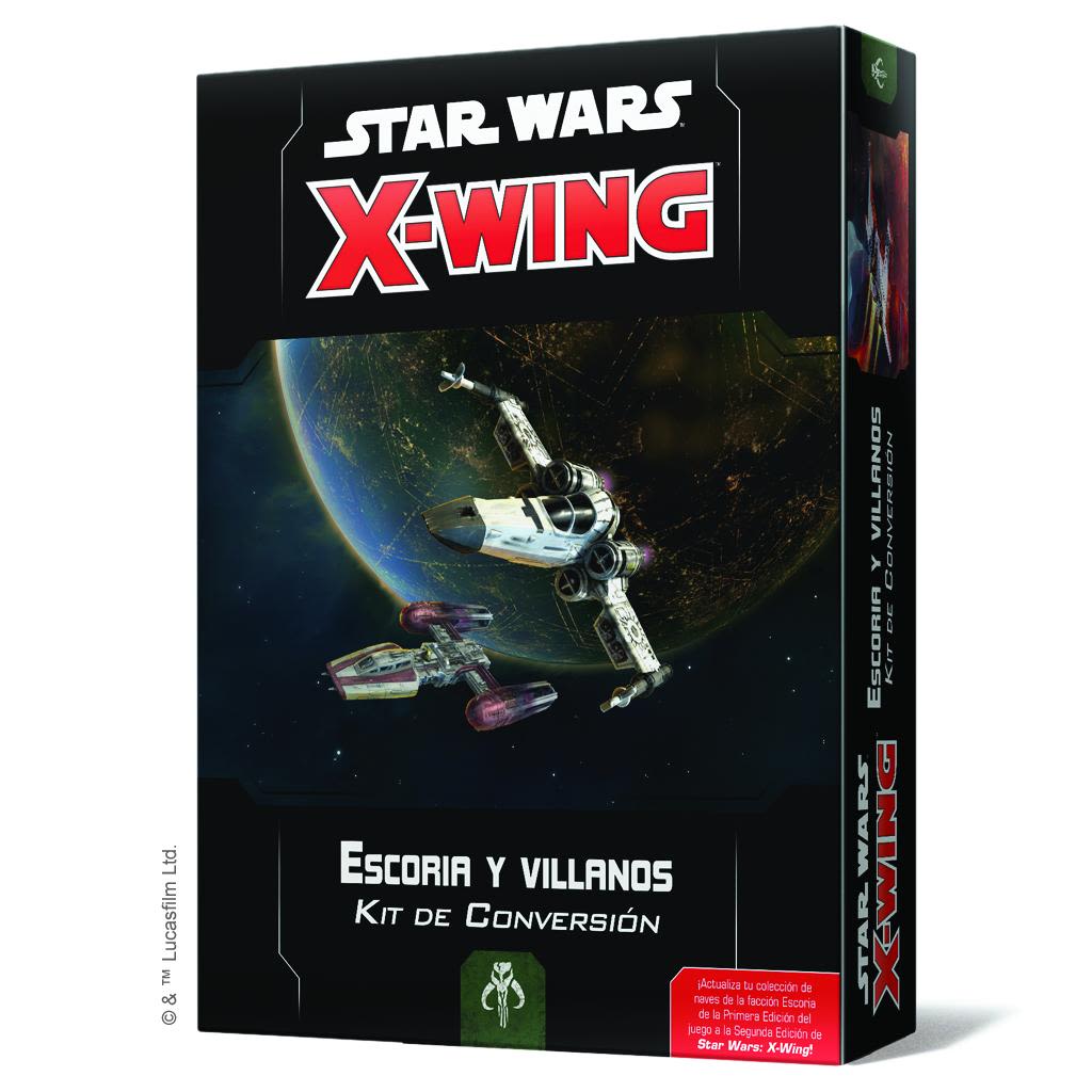 STAR WARS X-WING 2E: KIT DE CONVERSION ESCORIA Y VILLANOS (ESPAÑOL)1