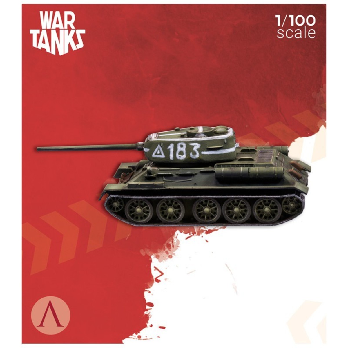 WAR TANKS 1:100: T34/852