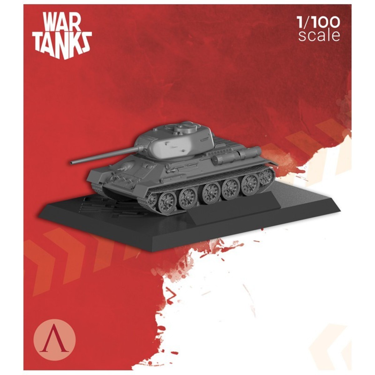WAR TANKS 1:100: T34/854