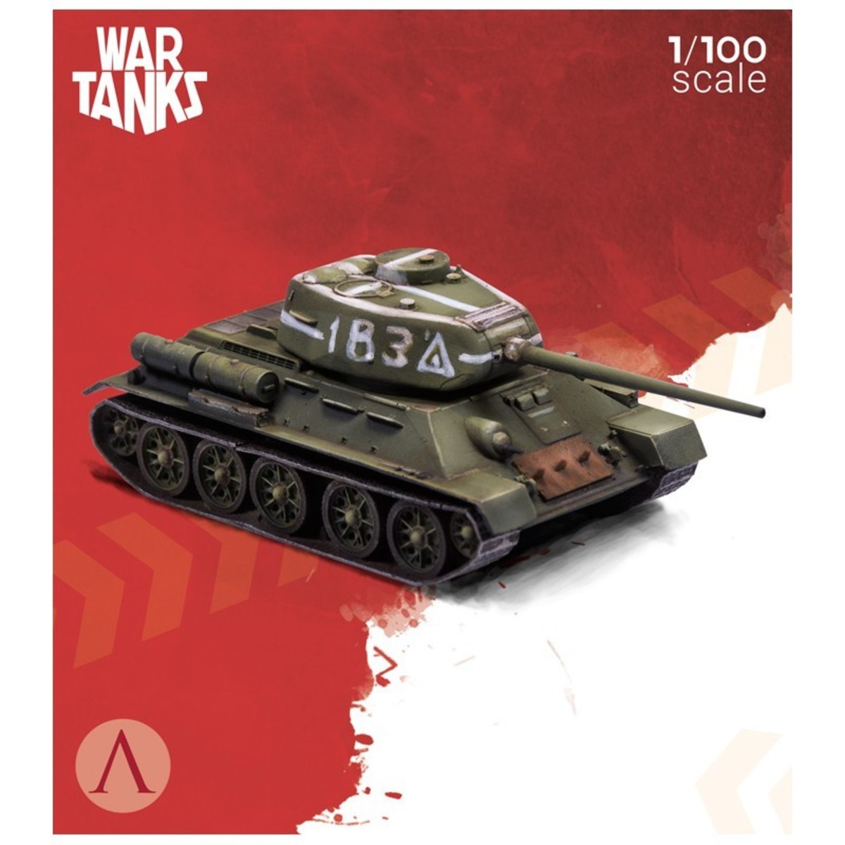 WAR TANKS 1:100: T34/851