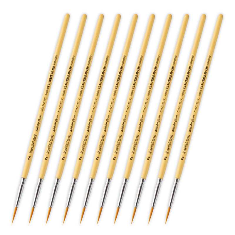 TABLETOP SERIES SET PINCELES SINTETICOS 2 (PACK X10)2