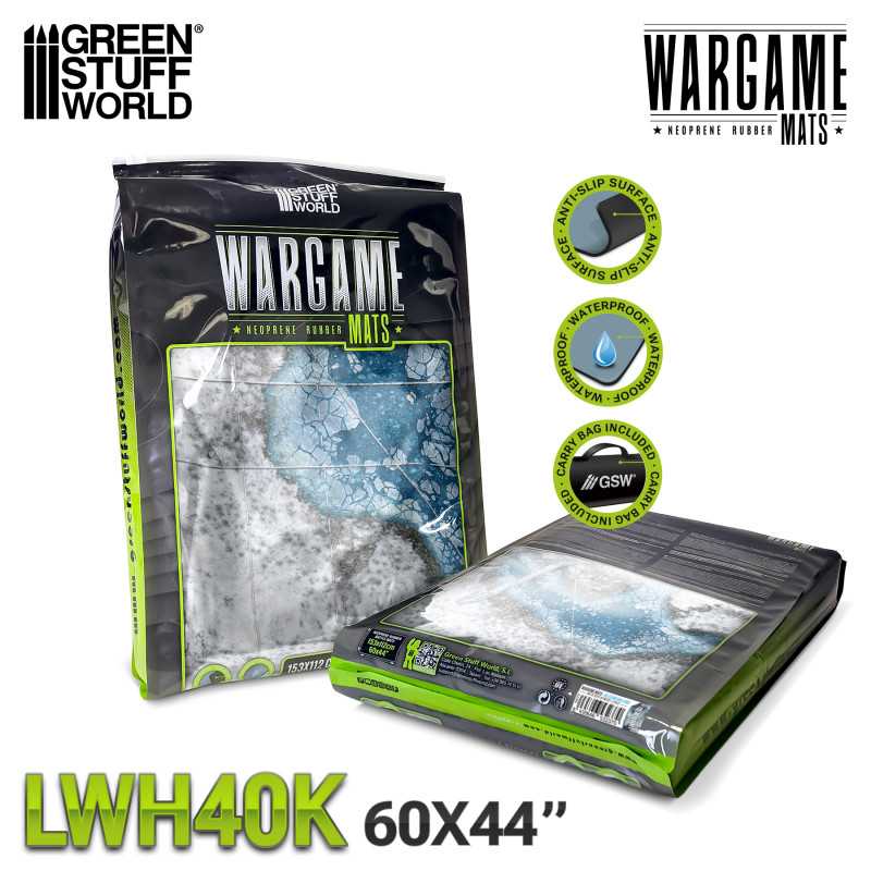 LWH40K -TAPETE DE JUEGO / WARGAME MAT - 155X114CM (44X60 LINES)- BLIZZARD HOLLOWS3