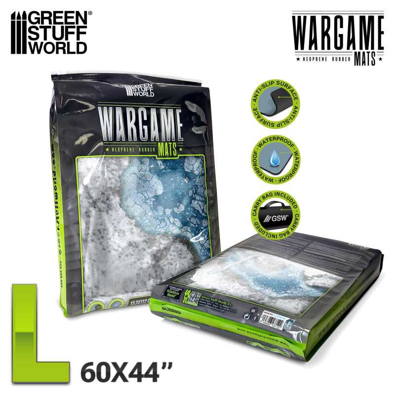 L - TAPETE DE JUEGO / WARGAME MAT - 152.5X111.7CM (44X60)- BLIZZARD HOLLOWS3