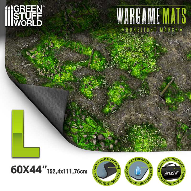 L - TAPETE DE JUEGO / WARGAME MAT - 152.5X111.7CM (44X60)- BONEBLIGHT MARSH3