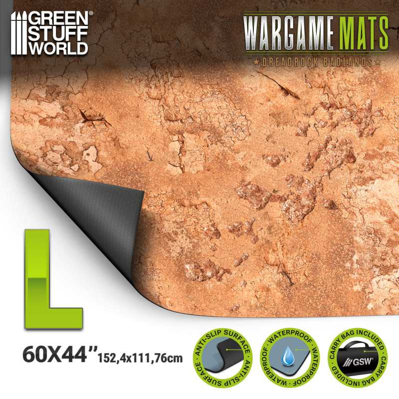 L - TAPETE DE JUEGO / WARGAME MAT - 152.5X111.7CM (44X60)- DREADROCK BADLANDS2