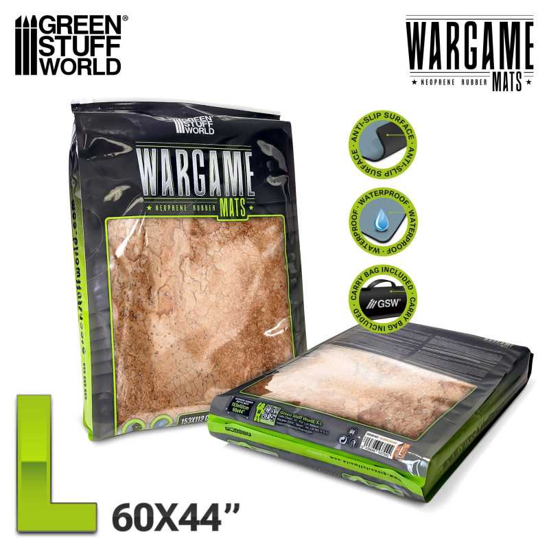 L - TAPETE DE JUEGO / WARGAME MAT - 152.5X111.7CM (44X60)- DREADROCK BADLANDS3