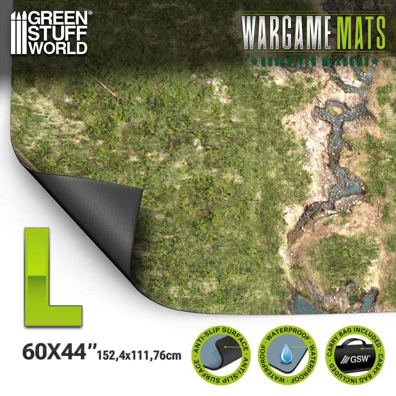 L - TAPETE DE JUEGO / WARGAME MAT - 152.5X111.7CM (44X60)- DUSKRIVER MEADOWS2