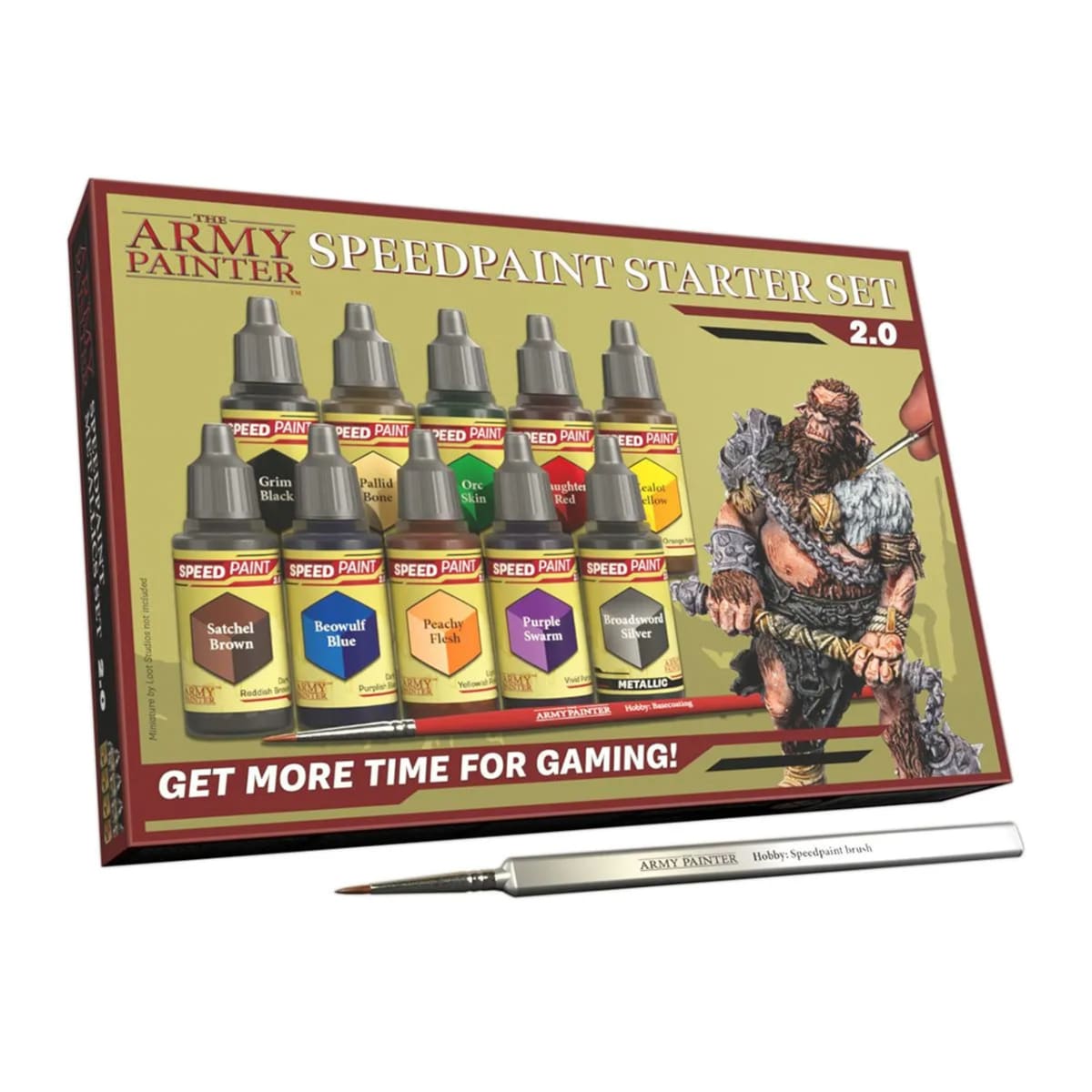 WARPAINT: SPEEDPAINT STARTER SET 2.0 (10 COLORS + 1 BRUSH)1