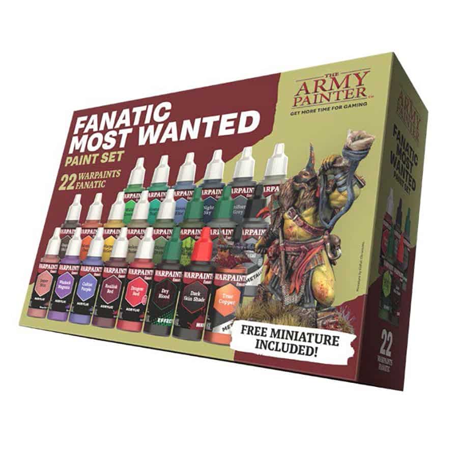 WARPAINT: FANATIC MOST WANTED PAINT SET (22 COLORS + 1 MINIATURE)1