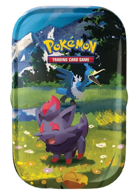 POKEMON TCG: MEGA EVOLUTION 02.5 ASCENDED HEROES- MINI TIN DISPLAY ZORUA & CRAMORANT1