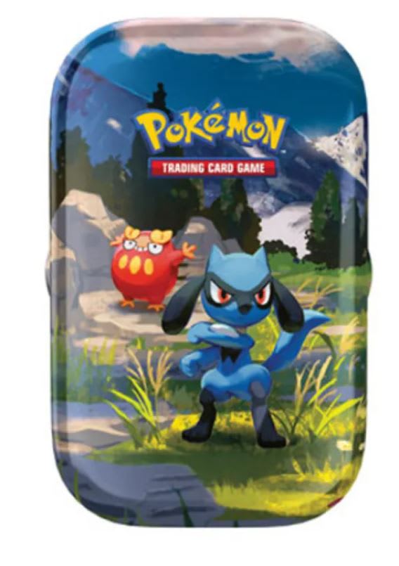 POKEMON TCG: MEGA EVOLUTION 02.5 ASCENDED HEROES- MINI TIN DISPLAY RIOLU & DARUMAKA1
