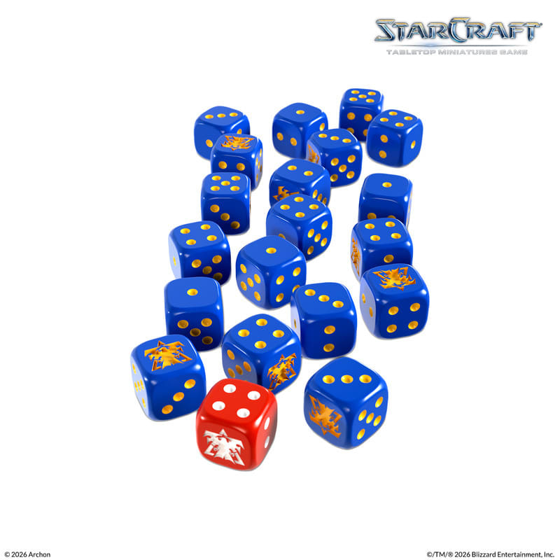 STARCRAFT TERRAN CUSTOM DICE SET1