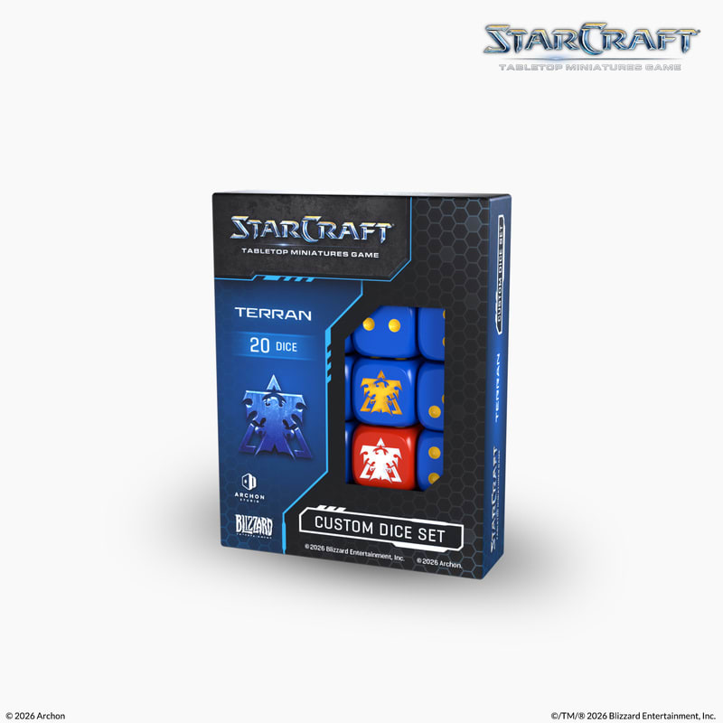 STARCRAFT TERRAN CUSTOM DICE SET2