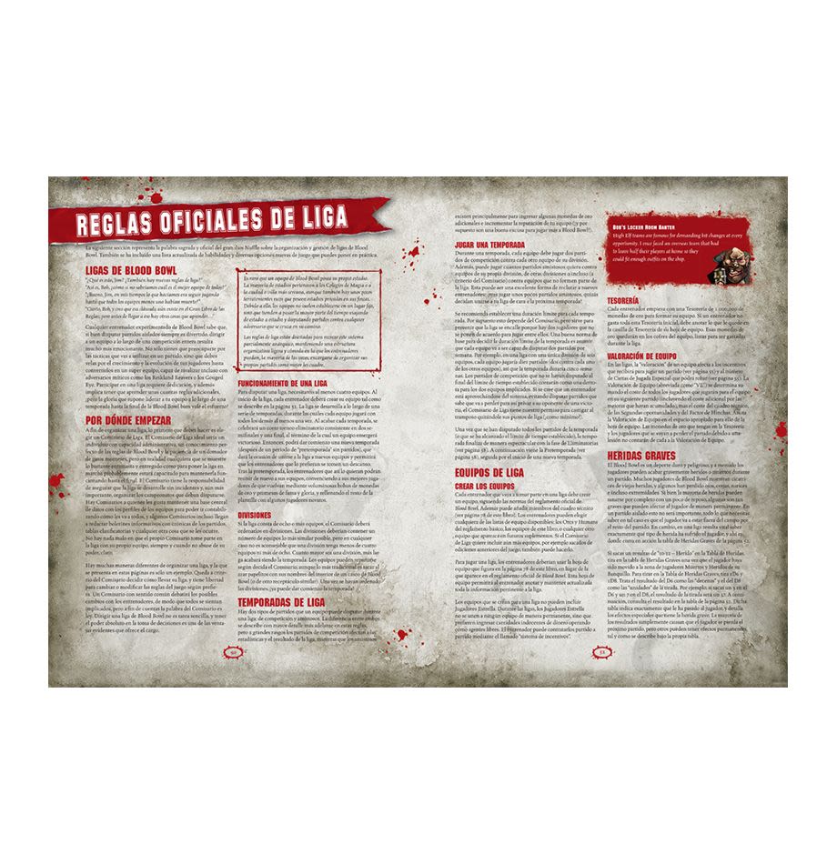 BLOOD BOWL: THE INAUGURAL BLOOD BOWL ALMANAC (ESPAÑOL)2