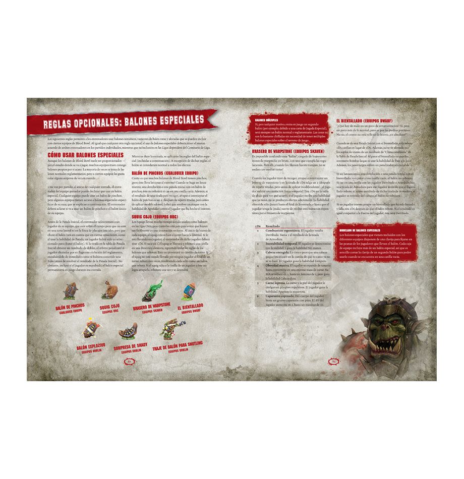 BLOOD BOWL: THE INAUGURAL BLOOD BOWL ALMANAC (ESPAÑOL)4