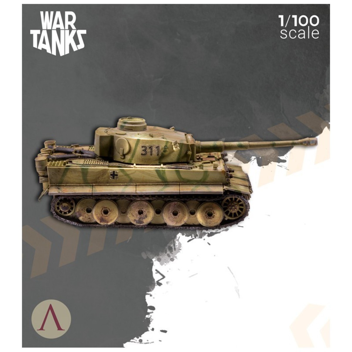 WAR TANKS 1:100: TIGER I3