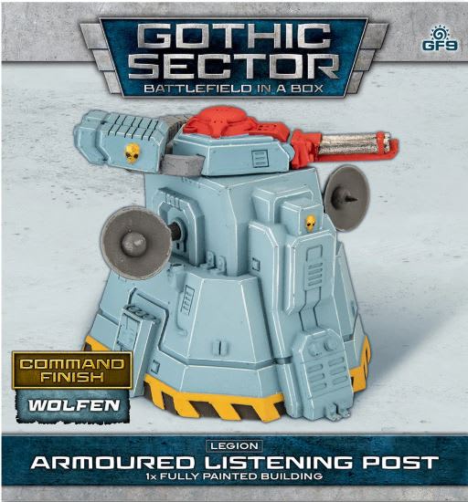 BATTLEFIELD IN A BOX: GOTHIC SECTOR- LEGION ARMOURED LISTENING POST ALTERNATE PAINT SCHEME (X1), 301