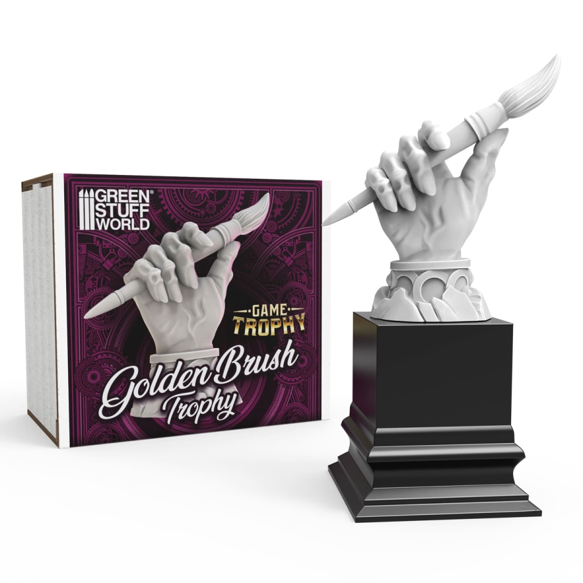 3D PRINTED - GOLDEN BRUSH TROPHY1