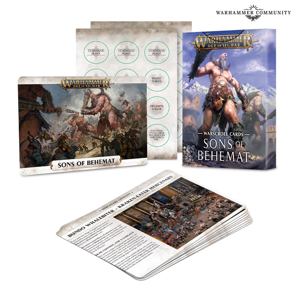 WARSCROLL CARDS: SONS OF BEHEMAT (ENG)1