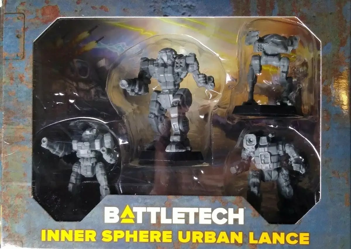 BATTLETECH INNER SPHERE URBAN LANCE MINIATURES PACK1